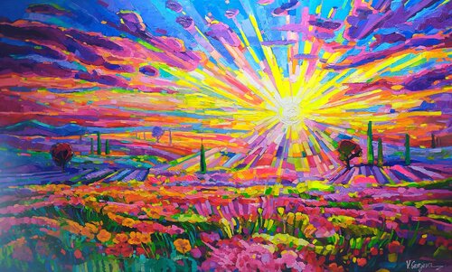 Touch of an Angel par Vanya Georgieva, Peinture en vente sur Singulart