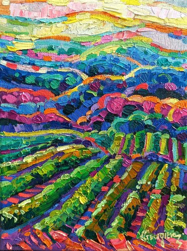Soma vineyards van Vanya Georgieva, Schilderij te koop op Singulart