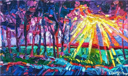 Just a light di Vanya Georgieva, Pittura in vendita su Singulart