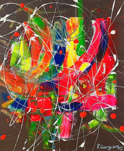 Rainbow chocolate par Vanya Georgieva, Peinture en vente sur Singulart