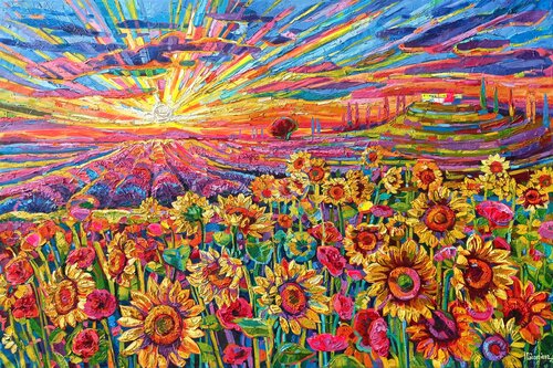 When the Sun lovers meet the light von Vanya Georgieva, Malerei kaufen auf Singulart