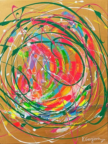 Fireworks par Vanya Georgieva, Peinture en vente sur Singulart