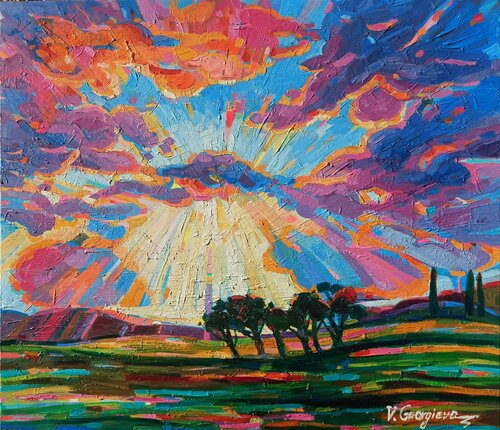 When the light goes down von Vanya Georgieva, Malerei kaufen auf Singulart