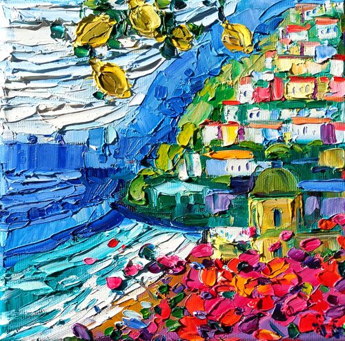 Art box - Positano par Vanya Georgieva, Peinture en vente sur Singulart