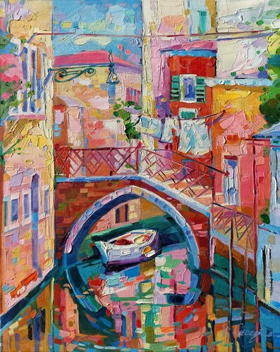 Live in Venice von Vanya Georgieva, Malerei kaufen auf Singulart