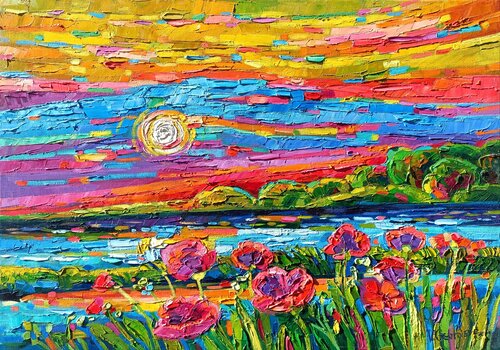 On the lake von Vanya Georgieva, Malerei kaufen auf Singulart
