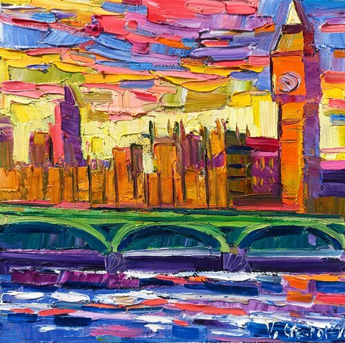 London sunset Vanya Georgieva