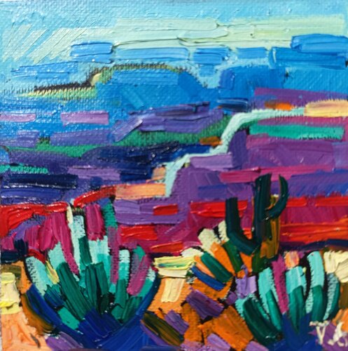 Grand Canyon sunrise par Vanya Georgieva, Peinture en vente sur Singulart