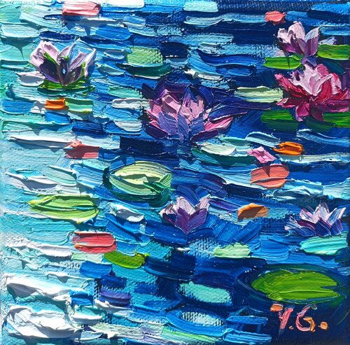 Water lilies reflections 4 Vanya Georgieva