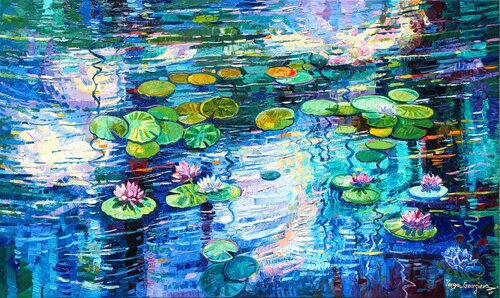 Water lilies reflections 5 Vanya Georgieva