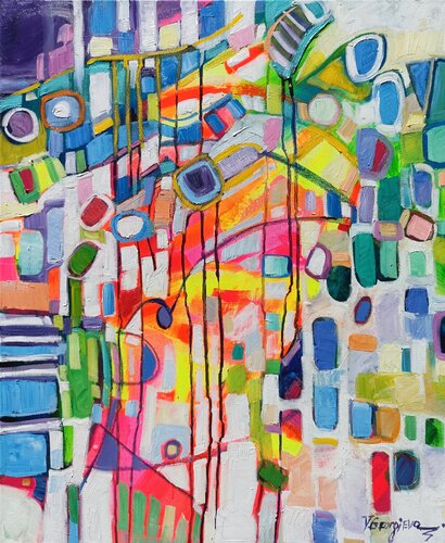 Abstract 4 - Evolution by Vanya Georgieva, 회화 for Sale on Singulart