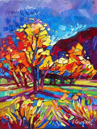 Fall Things 2 van Vanya Georgieva, Schilderij te koop op Singulart