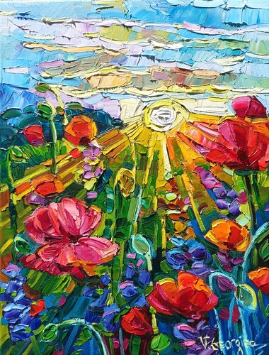 Hot Summer light 3 by Vanya Georgieva, Painting for Sale on Singulart