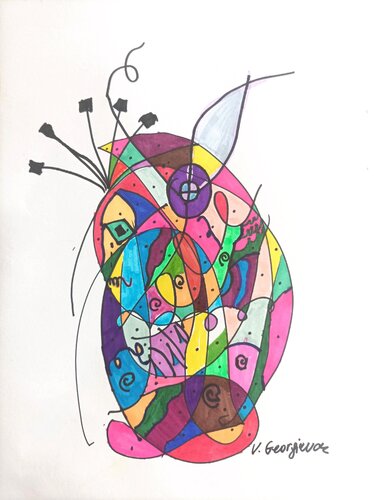 The egg of Faberge di Vanya Georgieva, Pittura in vendita su Singulart