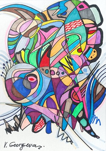 Make me Happy von Vanya Georgieva, Zeichnungen kaufen auf Singulart