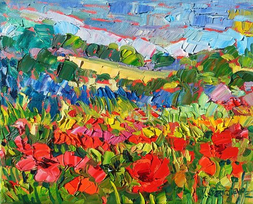 Summer poppies von Vanya Georgieva, Malerei kaufen auf Singulart