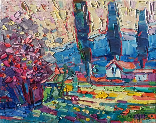 Morning in the Village von Vanya Georgieva, Malerei kaufen auf Singulart
