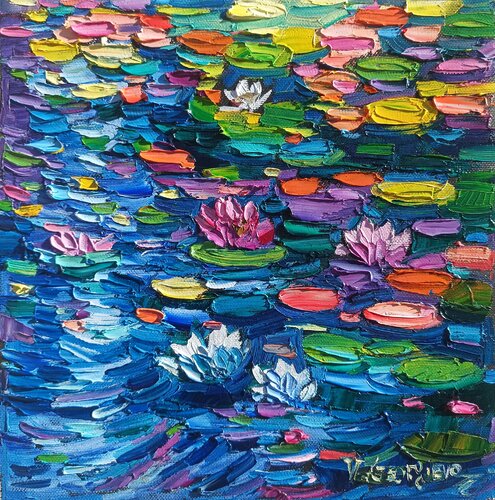Water Lilies di Vanya Georgieva, Pittura in vendita su Singulart