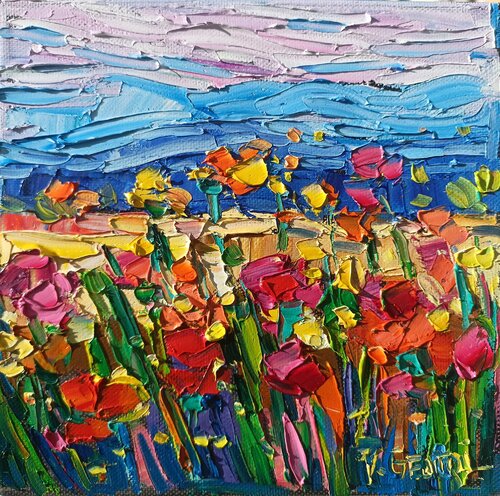 Wild Flowers par Vanya Georgieva, Peinture en vente sur Singulart