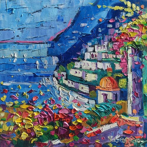 Positano impression par Vanya Georgieva, Peinture en vente sur Singulart