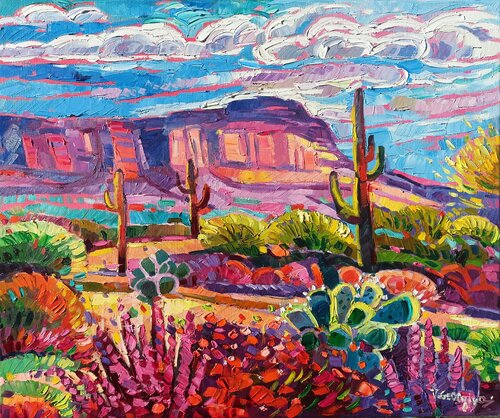 Magical day in Arizona by Vanya Georgieva, Painting for Sale on Singulart