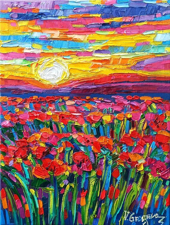 Poppies and the sun Vanya Georgieva