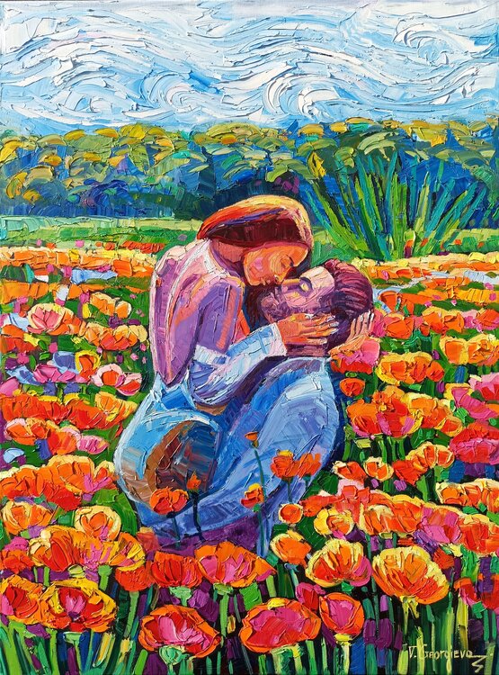 Love among the flowers Vanya Georgieva