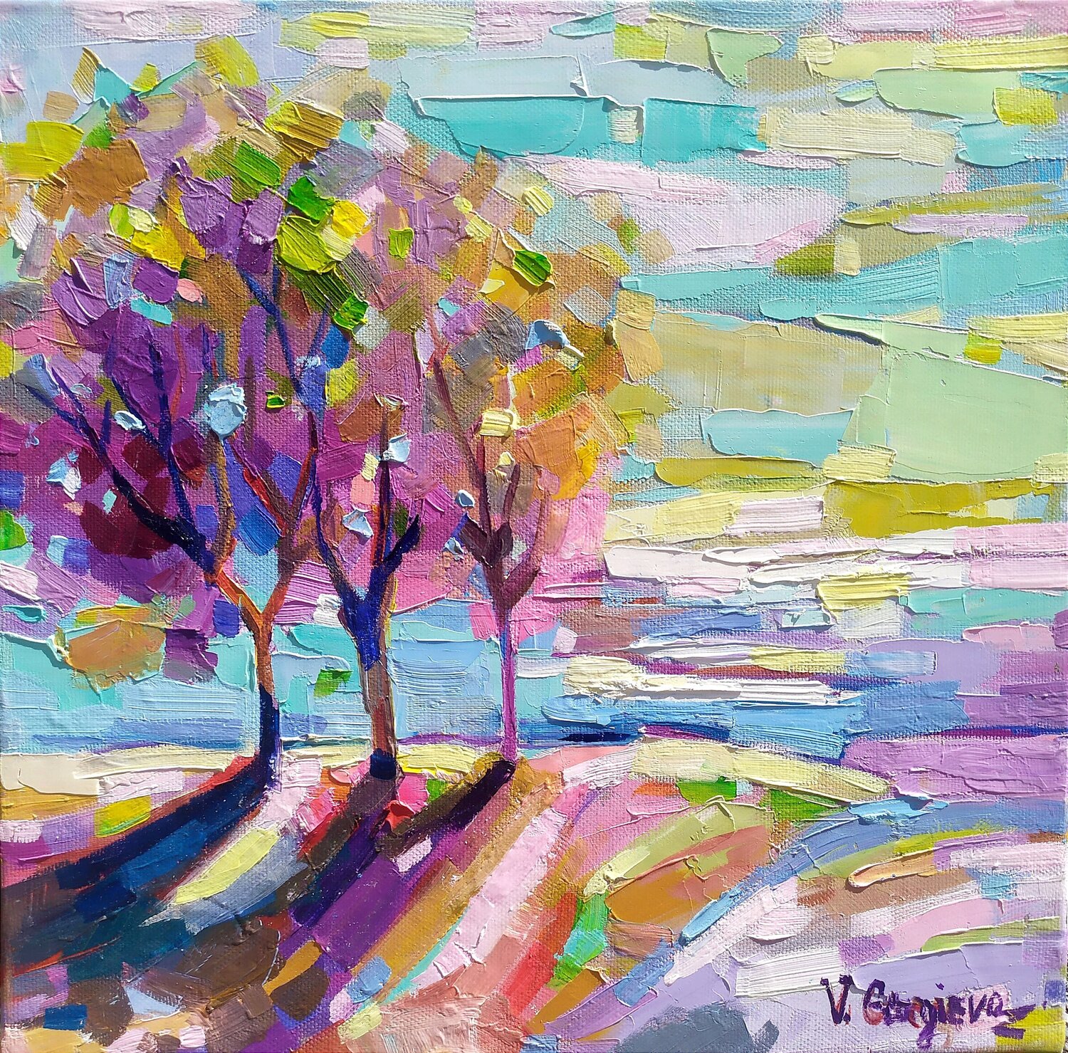 Trees and shadows Vanya Georgieva