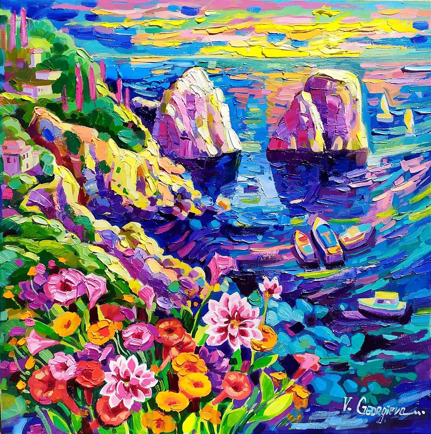 Capri sunset Vanya Georgieva