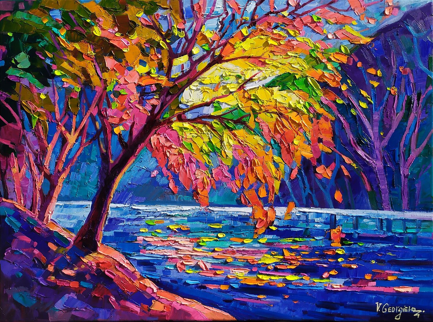Golden season tree Vanya Georgieva