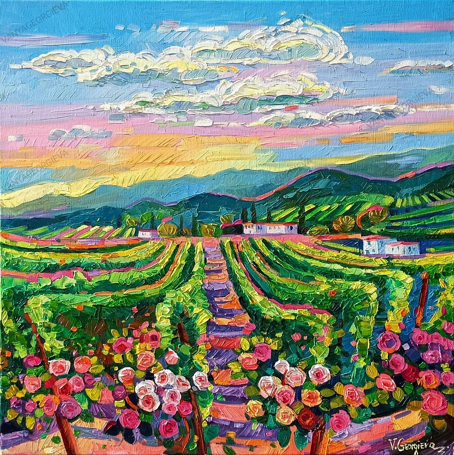 Franciacorta vineyards Vanya Georgieva