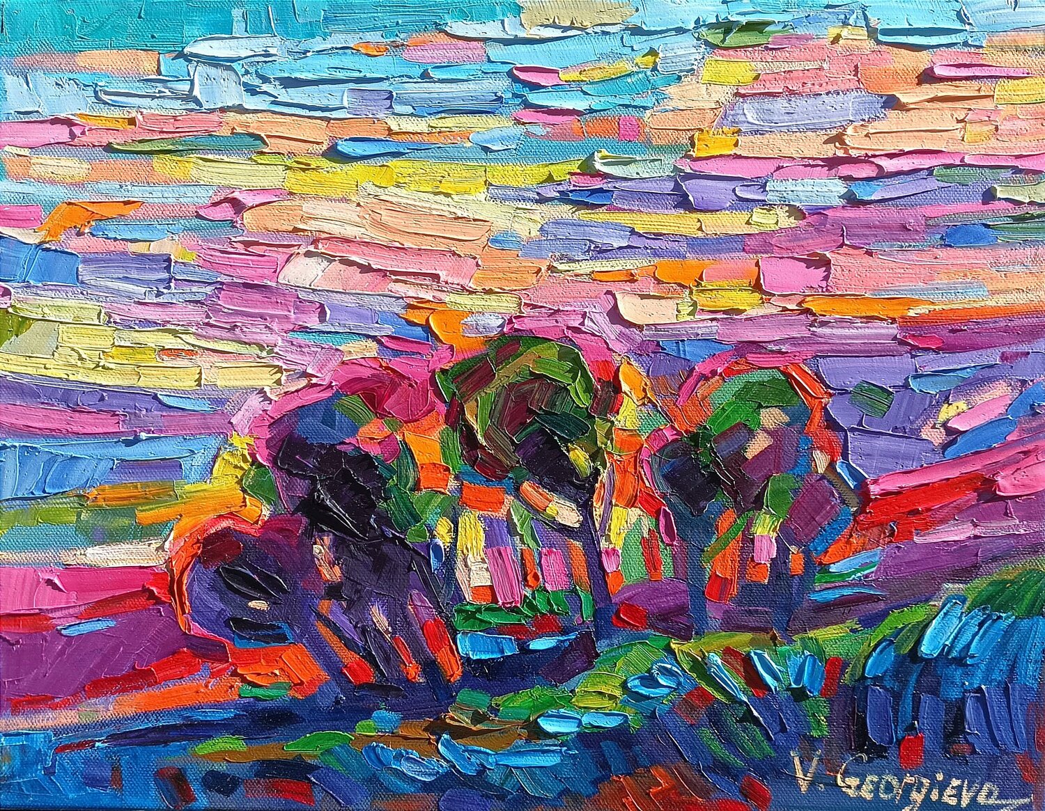 Pastel sunset Vanya Georgieva