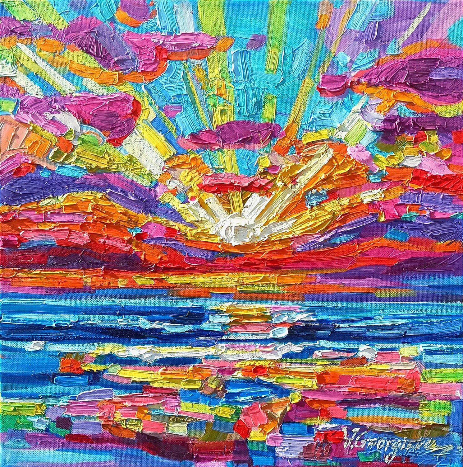 Beautiful sea Vanya Georgieva