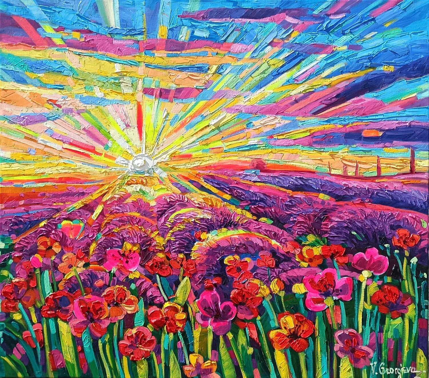 Lavender into the light Vanya Georgieva