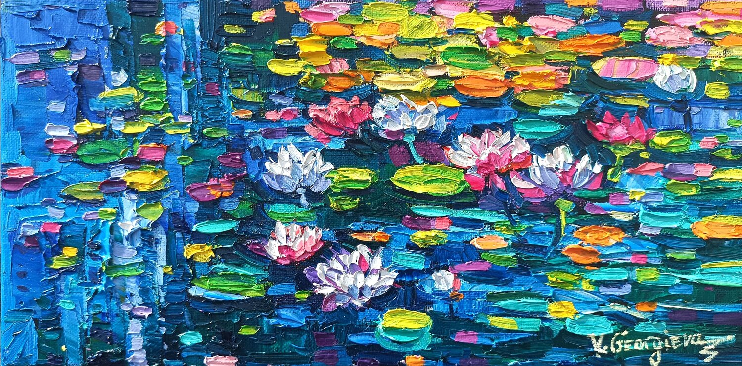Water lilies reflections 2 Vanya Georgieva