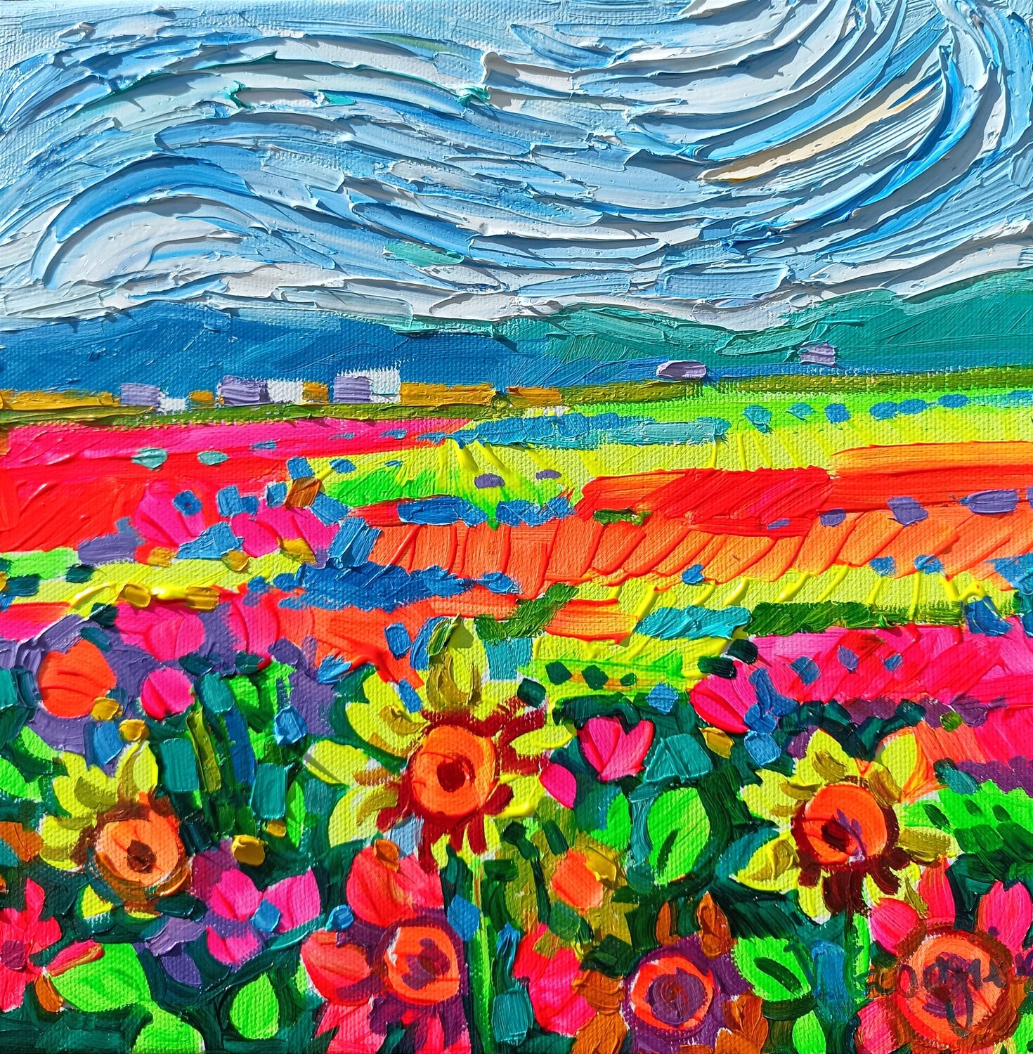Sunny fields Vanya Georgieva
