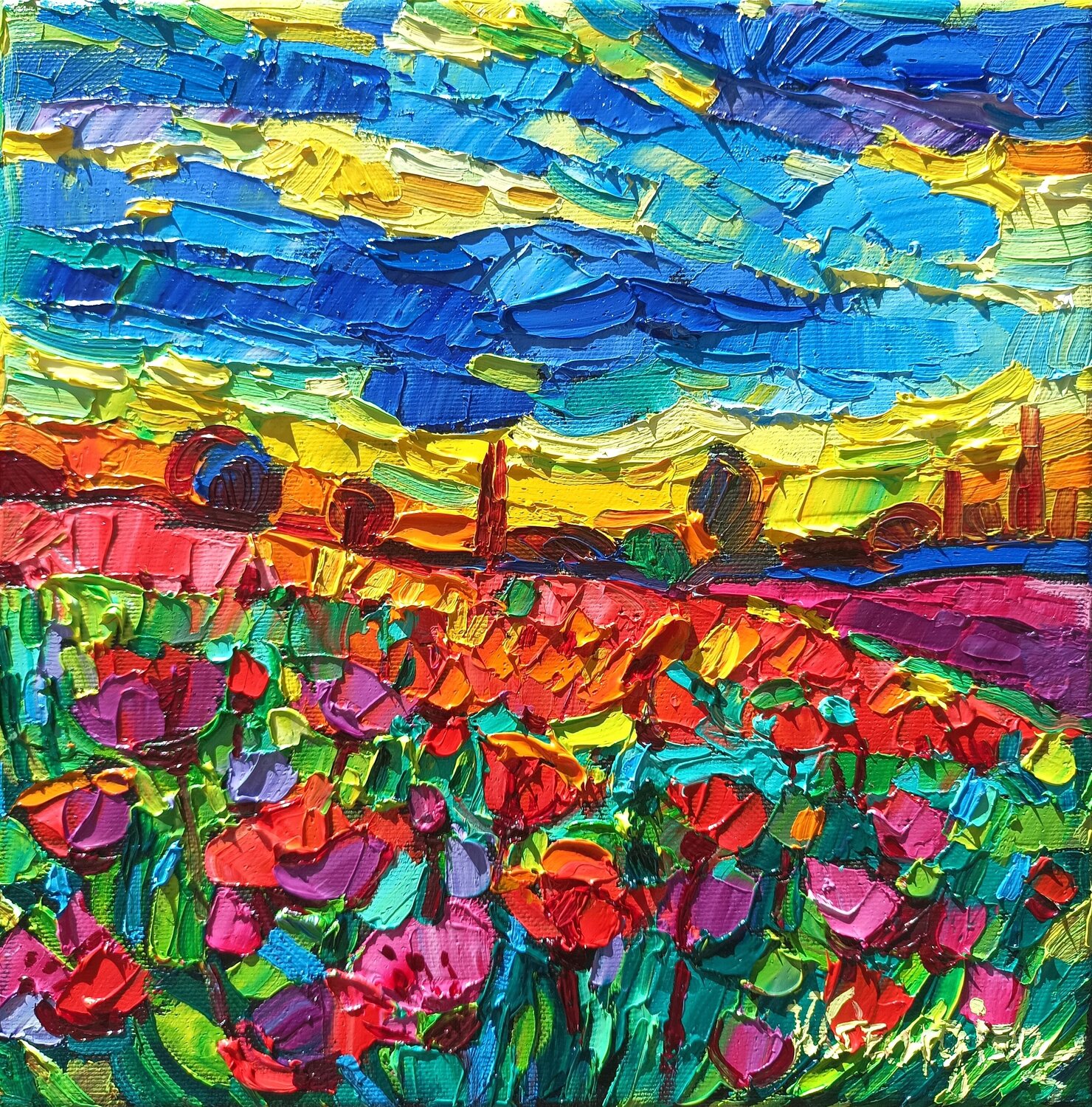 Red and blue Vanya Georgieva