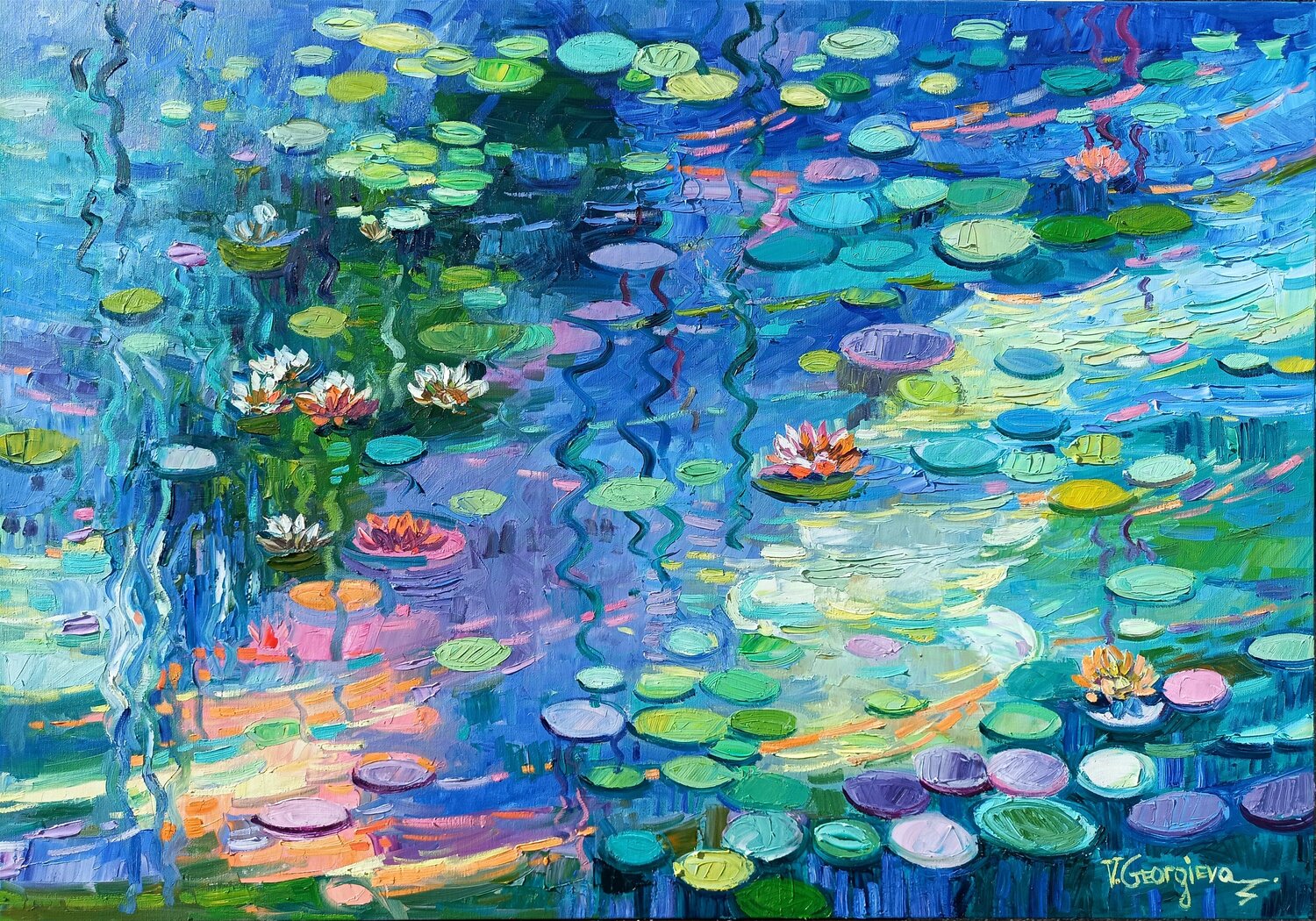 Mine water lilies Vanya Georgieva
