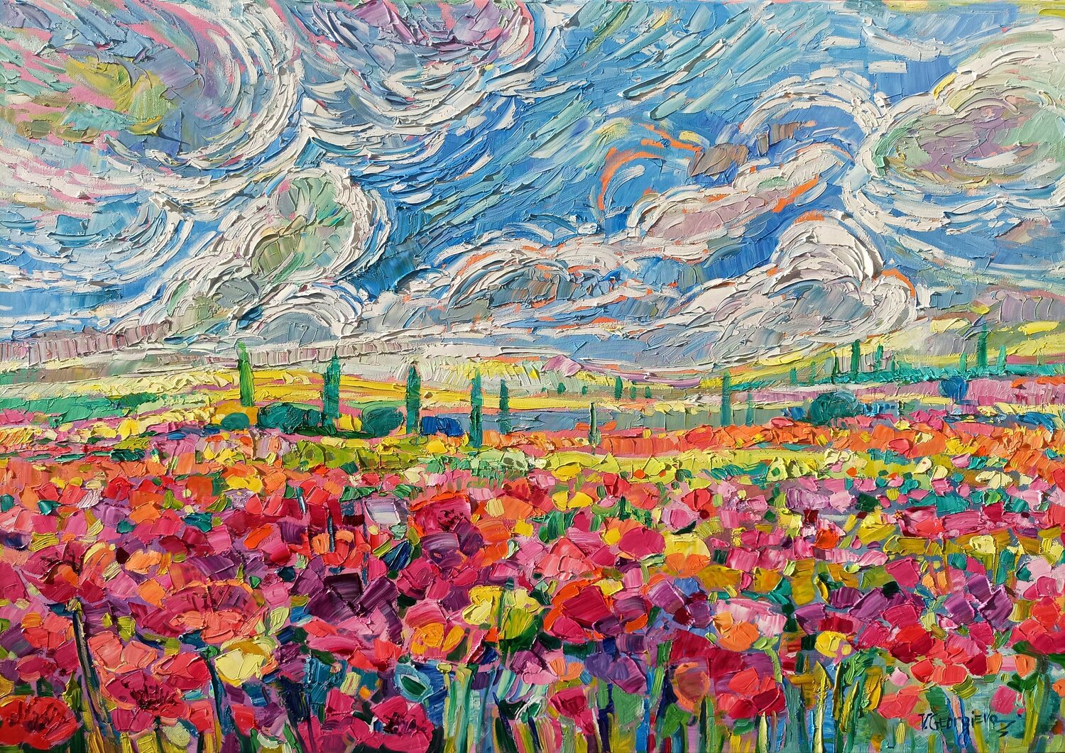 Fields With magic poppoies Vanya Georgieva