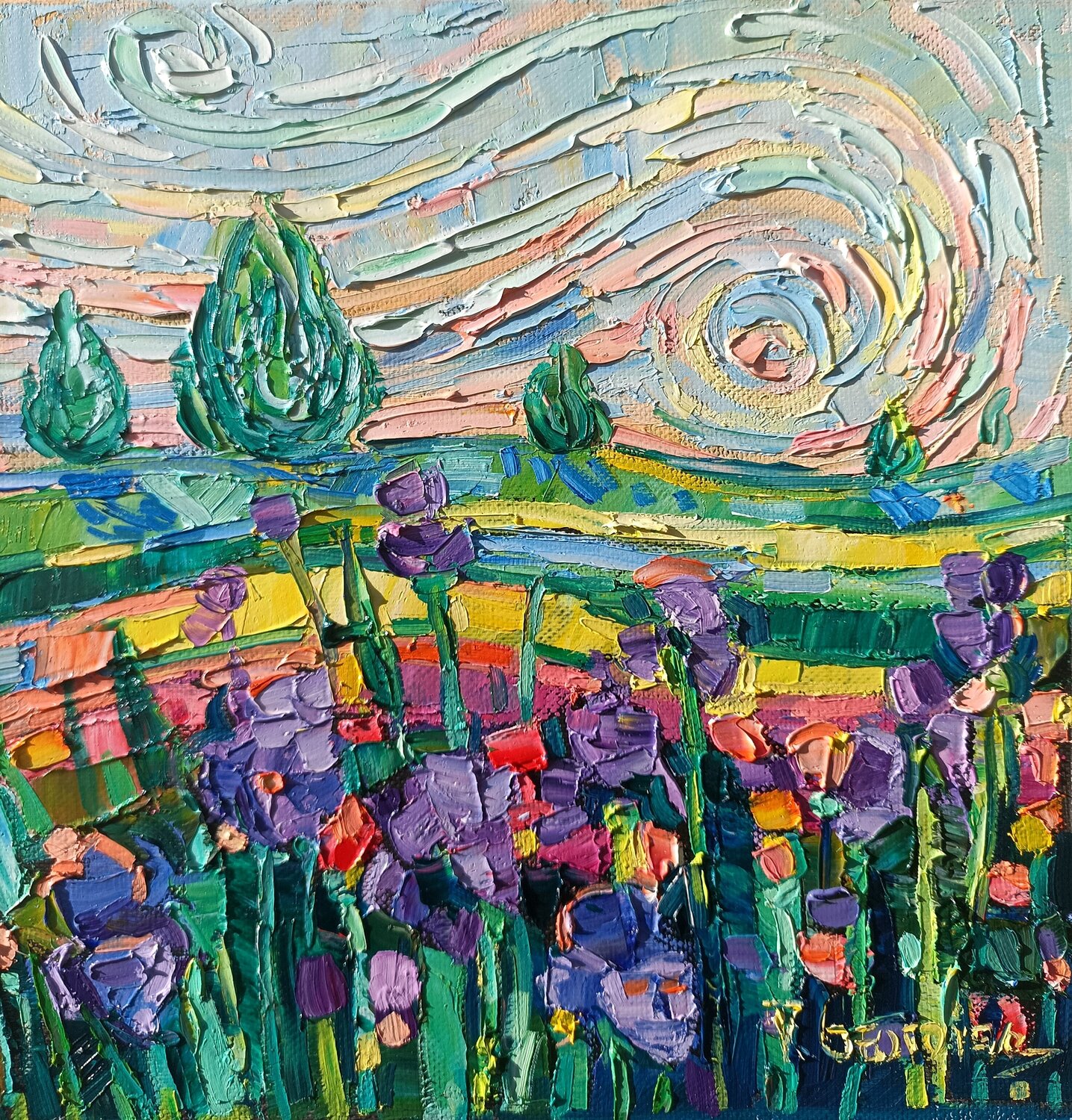 Gogh fields Vanya Georgieva