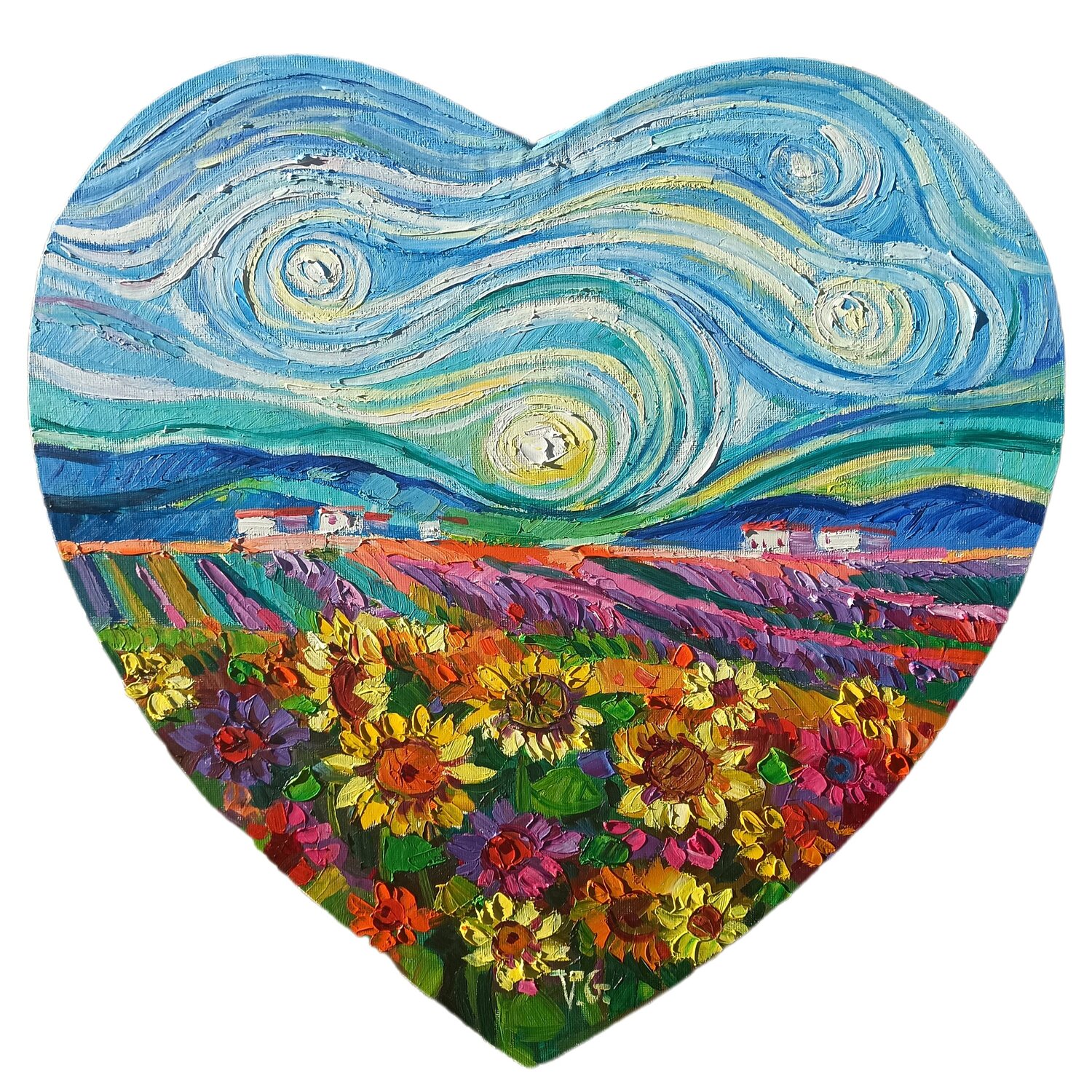 Summer fields under Gogh sky Vanya Georgieva