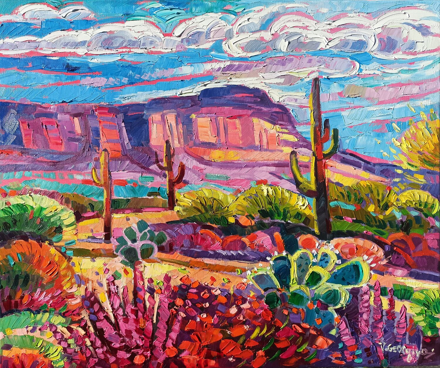Magical day in Arizona Vanya Georgieva Originalgemälde zu verkaufen