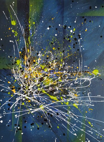 Feu d'artifice von Sylvie Jousselin, Malerei kaufen auf Singulart