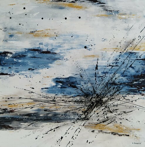 Neige et verglas von Sylvie Jousselin, Malerei kaufen auf Singulart