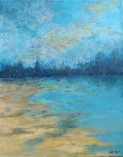 Crépuscule von Sylvie Jousselin, Malerei kaufen auf Singulart