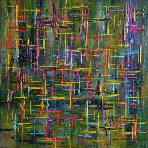 Vibrations von Sylvie Jousselin, Malerei kaufen auf Singulart