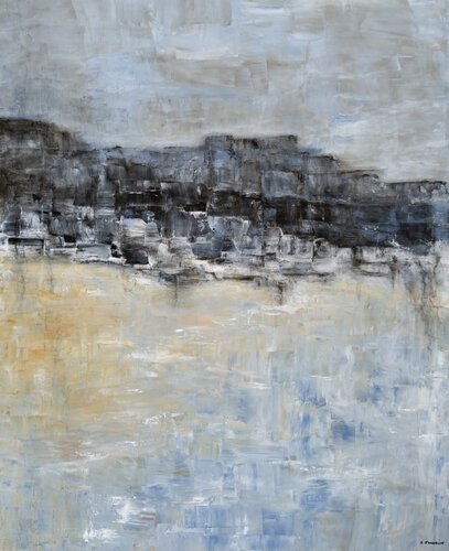 Les Falaises von Sylvie Jousselin, Malerei kaufen auf Singulart