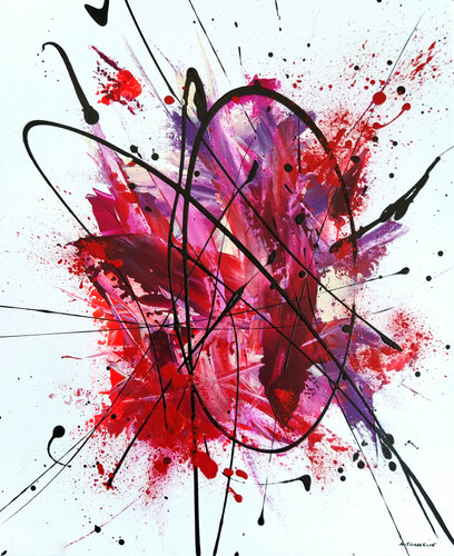 Liberté rouge von Sylvie Jousselin, Malerei kaufen auf Singulart