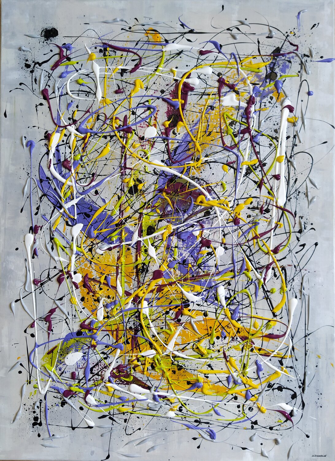 Sur un air de Pollock Sylvie Jousselin