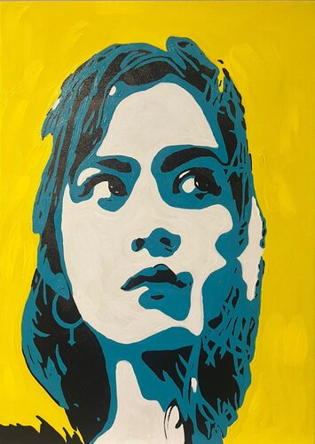 Looking #1 van Elisa Bonotti, Schilderij te koop op Singulart